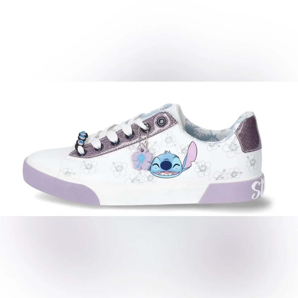 Disney Stitch Women's Low Top Lace Up Sneaker - Picture 6 of 7